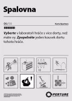 Desková hra PORTAL: Nespolečenská hra o sbírání dortů v češtině - karta 5