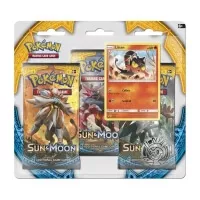 Pokémon Sun and Moon 3 Pack Blister - Litten