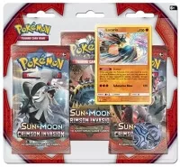 Pokémon Sun and Moon - Crimson Invasion 3 Pack Blister - promo Lucario