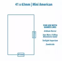 Obaly na karty Mini American Lite Board Game Sleeves Ultra Pro