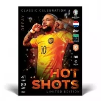EURO 2024 Topps Match Attax Hot Shots Classic Celebration Limited Edition Depay