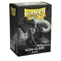 Obaly na karty Dragon Shield Matte Sleeves - Black Non-Glare - 100 ks