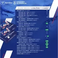 Kartičky SportZoo Hokejové Slovensko 2024