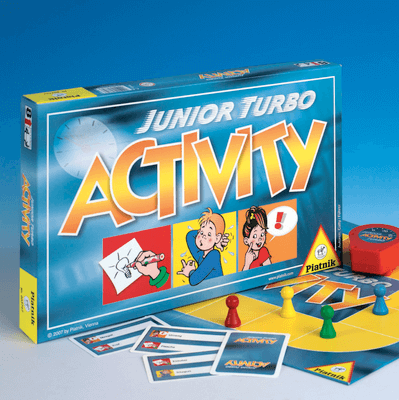 Dosková hra Activity Junior Turbo v češtině