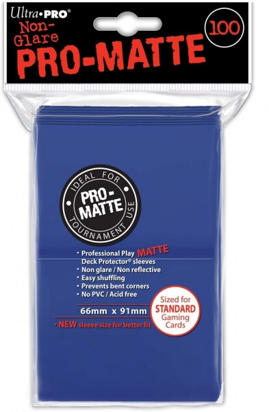 Obaly na karty Ultra Pro Pro-Matte Blue 2x50 ks