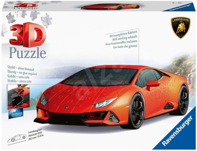 3D Puzzle Ravensburger Lamborghini Huracan Evo 108 dielikov