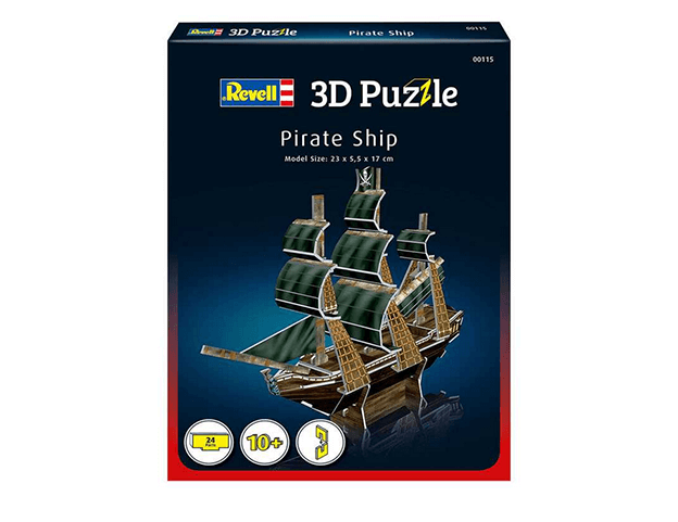 3D Puzzle Revell - Pirátská loď - 24 dielikov