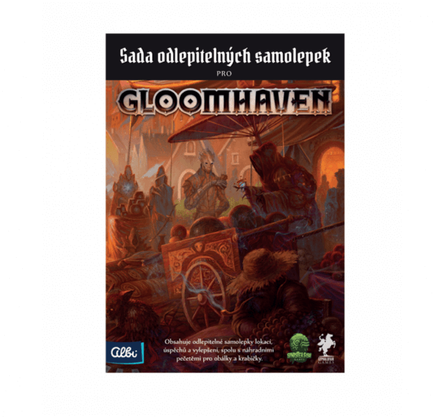 Gloomhaven - sada odlepitelných samolepiek