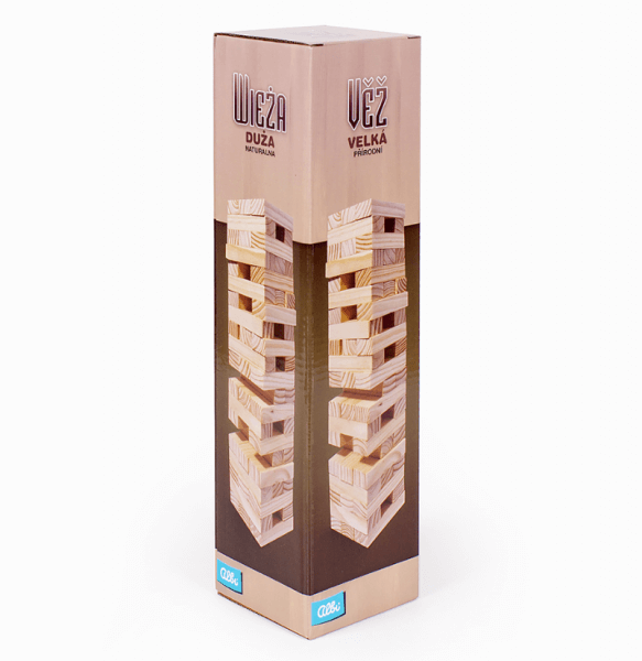 Veľká prírodná veža 32 cm (Jenga veža)