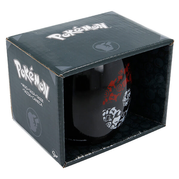 Čierny hrnček Pokémon - Pokéball - 380 ml