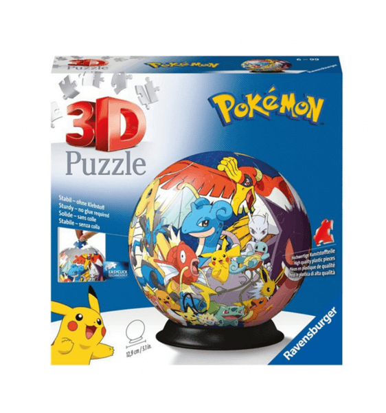 3D Puzzle Ravensburger Puzzleball Pokémon - 72 dielikov - 2. jakost