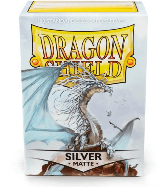 Obaly na karty Dragon Shield Protector - Matte Silver - 100ks