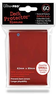 Obaly na karty Ultra Pro Small Red 60 ks