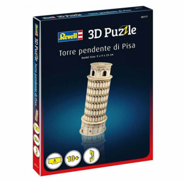 3D Puzzle Revell - Šikmá veža v Pise - 8 dielikov