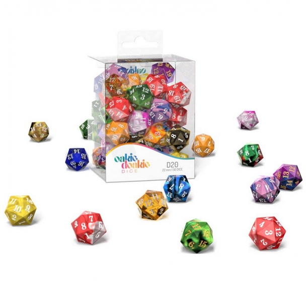 Hracia kocka Oakie Doakie 22 mm D20 - 1 ks