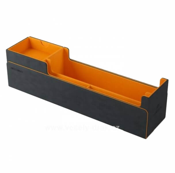 Krabice na karty Gamegenic - Card's Lair 400+ Black/Orange (Exclusive Line)