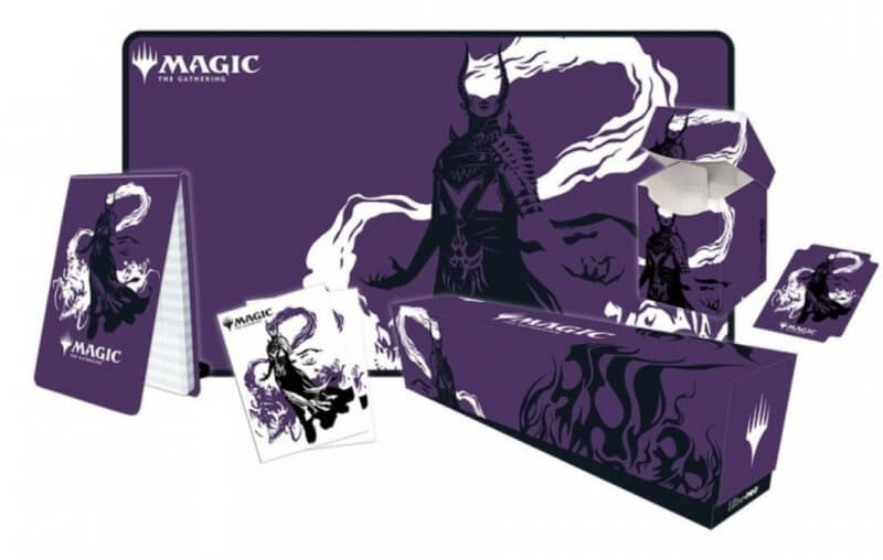 MTG Planeswalker Ashiok Bundle - podložka, krabička, obaly, krabice, zápisník