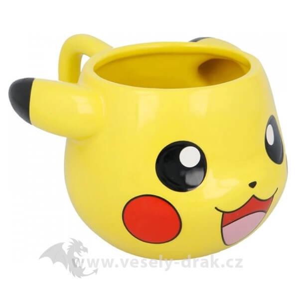 Pokémon hrnček - Pikachu 3D