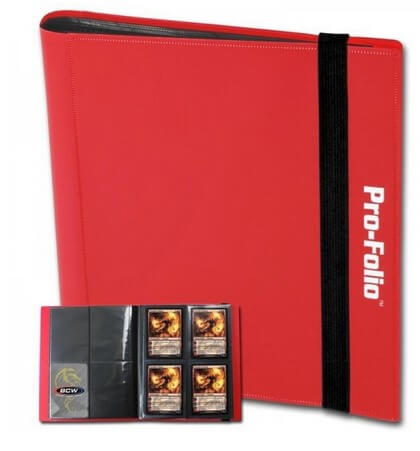 Album BCW Pro-Folio 4-Pocket Red 