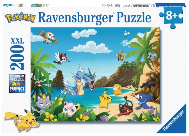 Puzzle Pokémon Ravensburger - Catch them all - 200 dielikov