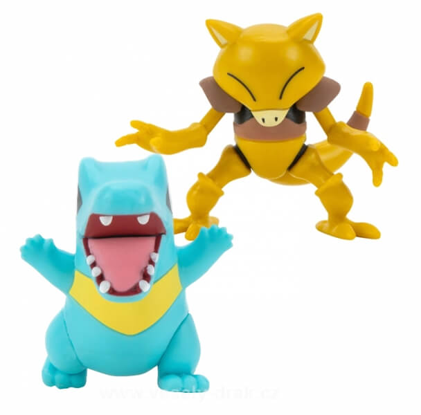 Pokémon akčné figúrky Abra a Totodile 5 cm