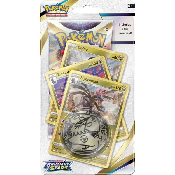 Pokémon Sword and Shield - Brilliant Stars Premium Check Lane Blister - Hydreigon