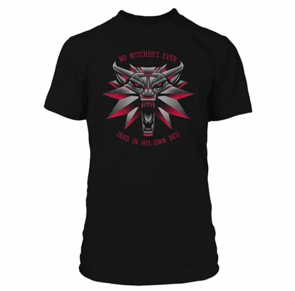 Zaklínač čierne tričko Witcher 3 Memorial Wolf Premium Tee