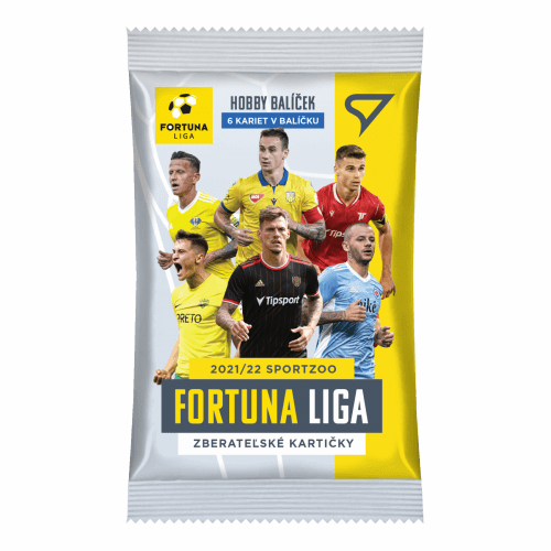 Futbalové karty Fortuna Liga SK 2021-22 Hobby balíček