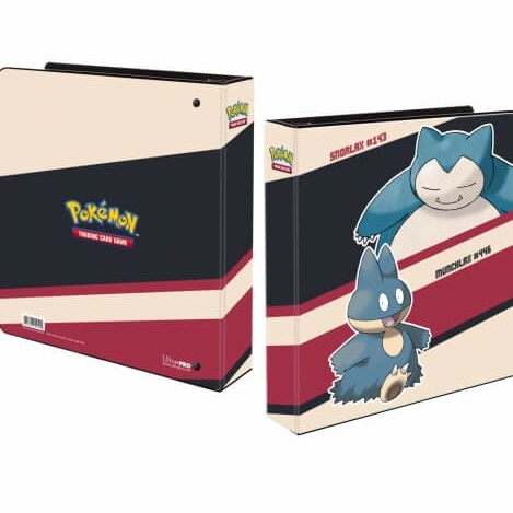 Pokémon: 3 kroužkové sběratelské album - Snorlax and Munchlax - 2. akosť