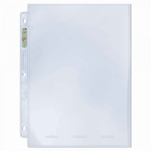Stránka do albumu UltraPro 1-Pocket Platinum Page do 3-krúžkových albumov