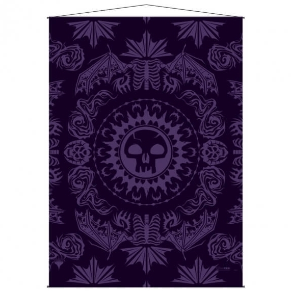 Plátno na stenu Magic: The Gathering - Mana 7 Wall Scroll Swamp
