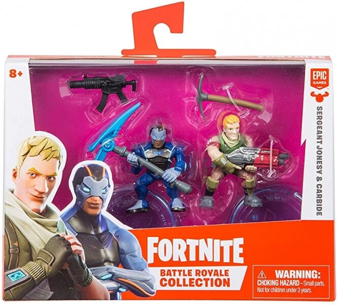 Fortnite Battle Royal Collection - akčné figúrky Sergeant Jonesy a Carbide
