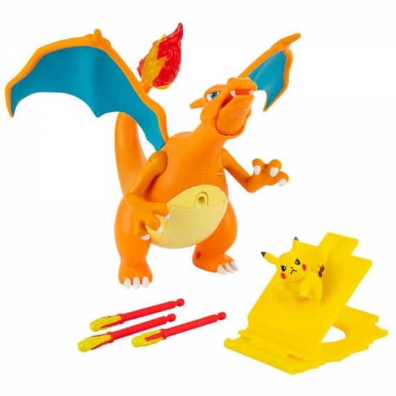 Pokémon akčná figúrka Deluxe Charizard 15 cm (interaktívna)