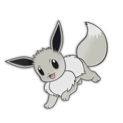 Odznak Eevee z Pokémon Go Premium kolekcie
