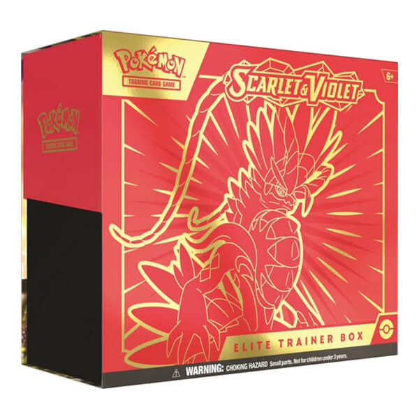Pokémon Scarlet and Violet Elite Trainer Box - Koraidon (červený) - 2. akosť