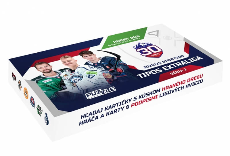 Hokejové karty Tipos extraliga 2022-2023 Hobby box 2. série