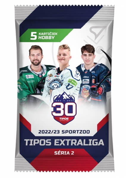 Hokejové karty Tipos extraliga 2022-2023 Hobby Balíček 2. séria