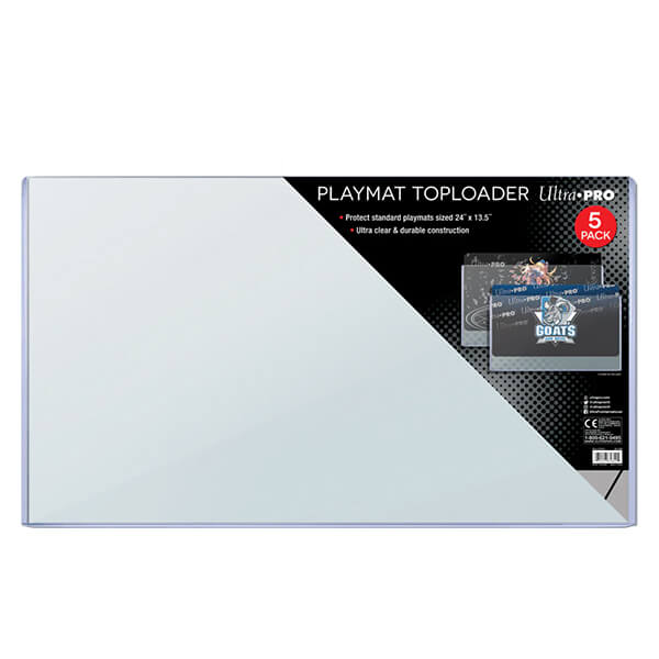 Toploader UltraPro na hernú podložku (Playmat Toploader) - 5 ks