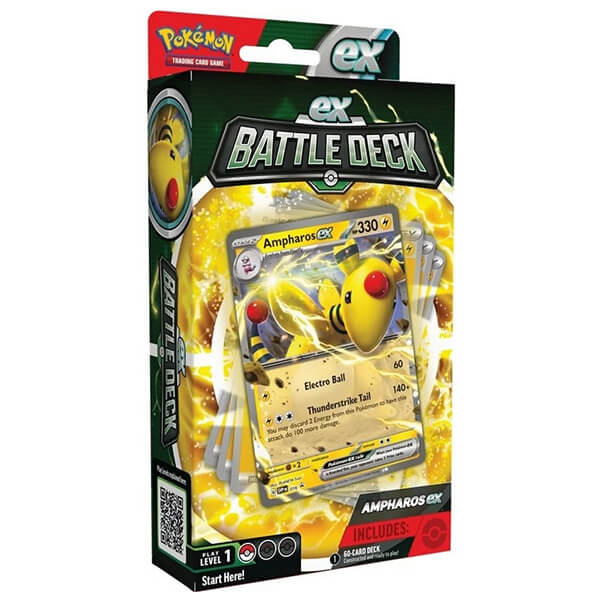 Pokémon Ampharos ex Battle Deck - hotový balíček pre začiatočníkov