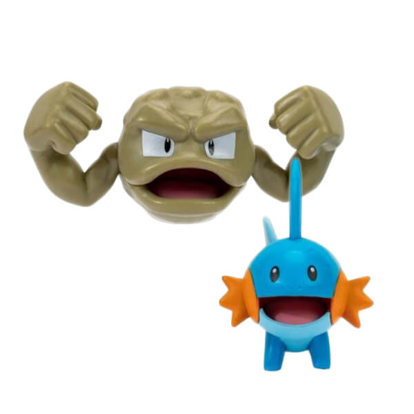 Pokémon akčné figúrky Mudkip a Geodude 5 cm