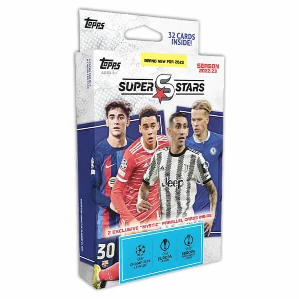 Futbalové karty Topps 2022-2023 UEFA Superstars Hanger Pack