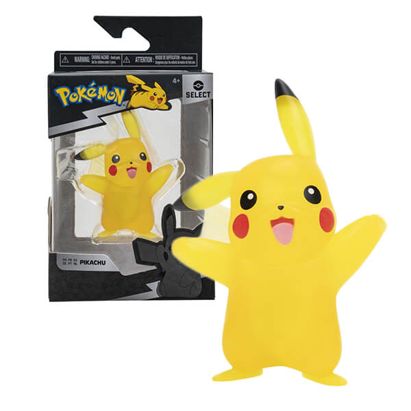 Pokémon akčná figúrka Pikachu - priesvitná - 7,5 cm