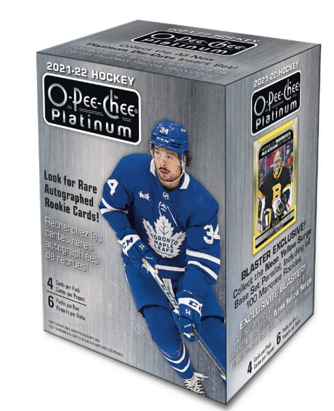 2021-2022 NHL UD O-Pee-Chee Platinum Blaster Box - hokejové karty