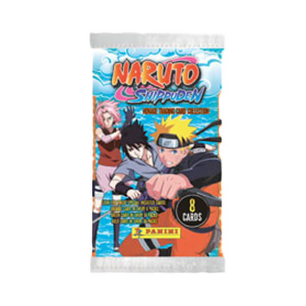 Naruto karty - Naruto Shippuden Hokage Trading Cards Booster (8 kariet)