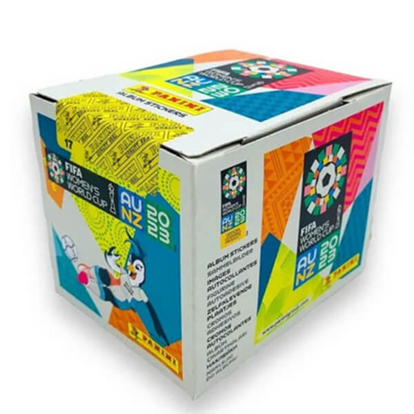 World Cup Women 2023 - futbalové samolepky box 50 balíčkov