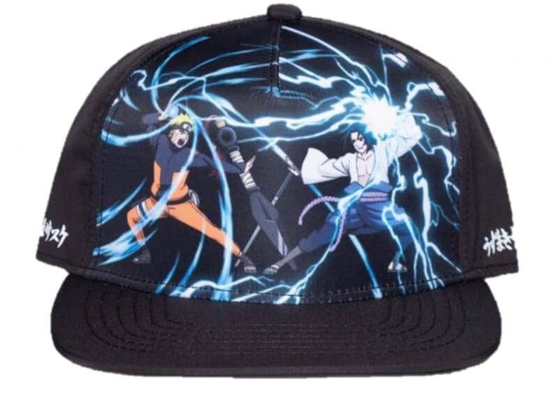 Šiltovka Naruto Shippuden - Naruto a Sasuke v boji