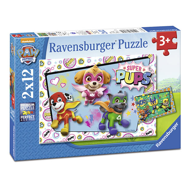 Puzzle Paw Patrol 2x12 dielikov