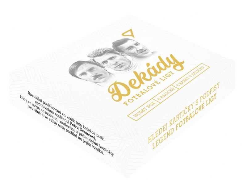 Futbalové karty - Dekády Futbalovej ligy Hobby box