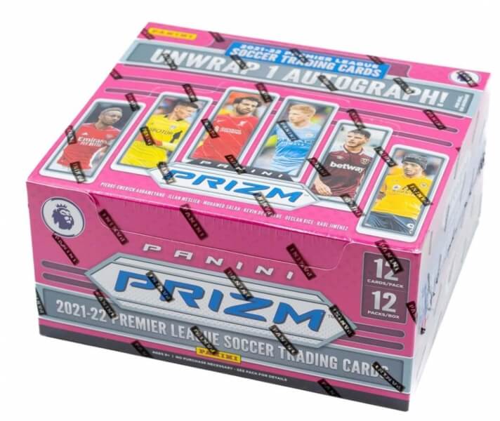 2021-2022 Panini Prizm Premier League Hobby Box - futbalové karty