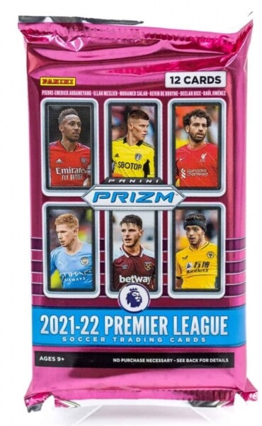 2021-2022 Panini Prizm Premier League Hobby Balíček - futbalové karty